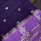 Purple Lightweight Raw Mango Style Silk Saree