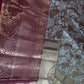 Gold Green Kanjeevaram Brocade Silk Saree with Magenta Pallu