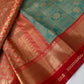Kanjeevaram Meena Brocade Sea Green Silk Saree