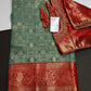 Kanjeevaram Meena Brocade Sea Green Silk Saree
