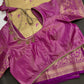Kanjeevaram Meena Brocade Gold Green Silk Saree