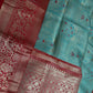 Kanjeevaram Meena Brocade Pastel Green Silk Saree
