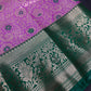 Kanjeevaram Meena Brocade Magenta Purple Green Silk Saree