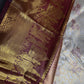 Champagne Gold Kanjeevaram Meena Brocade Palki Border Silk Saree