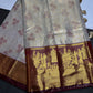 Champagne Gold Kanjeevaram Meena Brocade Palki Border Silk Saree