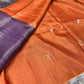 Brown Viscose Light Weight Silk Saree - 