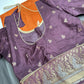 Brown Viscose Light Weight Silk Saree - 