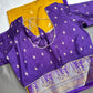 Mustard Viscose Light Weight Silk Saree - 