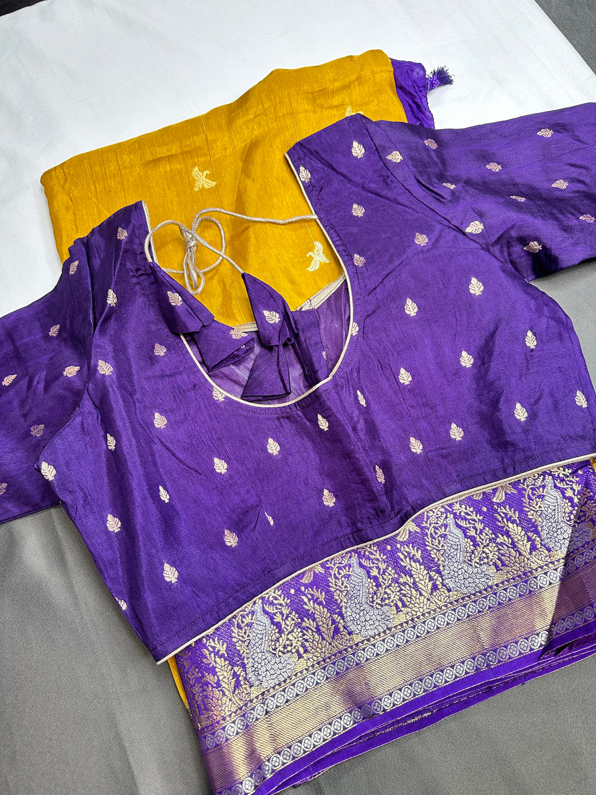 Mustard Viscose Light Weight Silk Saree - 