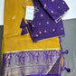 Mustard Viscose Light Weight Silk Saree - 