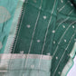 Green Raw Mango Light Weight Silk Saree - 