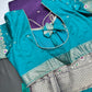 Purple SoftKanchi Semi Silk Light Weight Saree - 