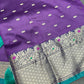 Purple SoftKanchi Semi Silk Light Weight Saree - 