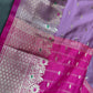 Pink Soft Semi Kanchi Silk Light Weight Saree - 