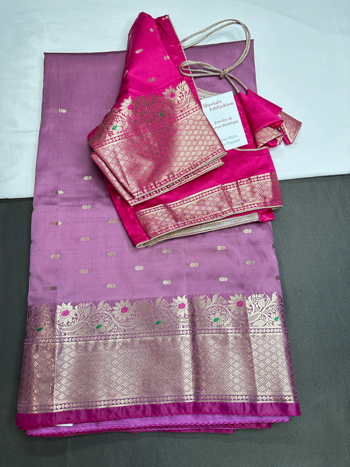 Pink Soft Semi Kanchi Silk Light Weight Saree - 