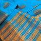 Blue Casual Wear Fancy Silk Saree - 