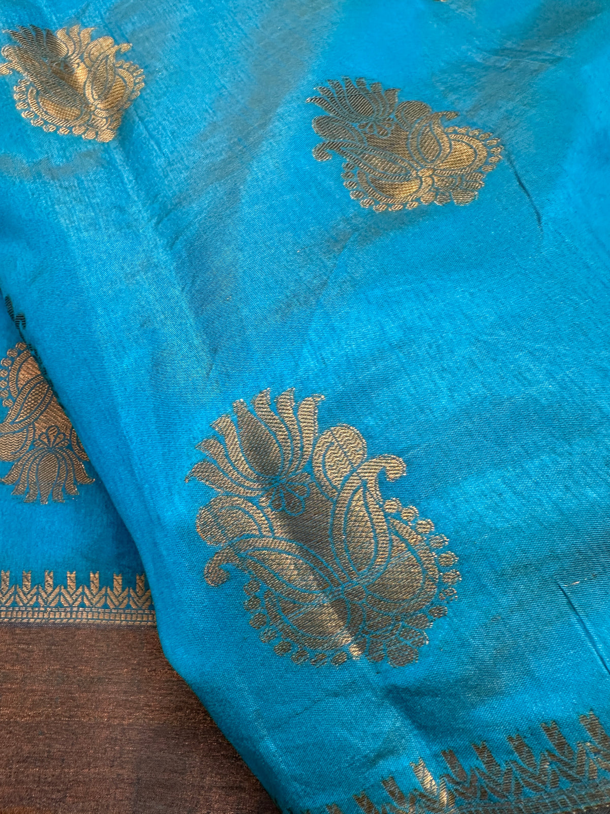 Blue Casual Wear Fancy Silk Saree - 