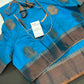Blue Casual Wear Fancy Silk Saree - 