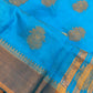 Blue Casual Wear Fancy Silk Saree - 
