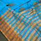 Blue Casual Wear Fancy Silk Saree - 