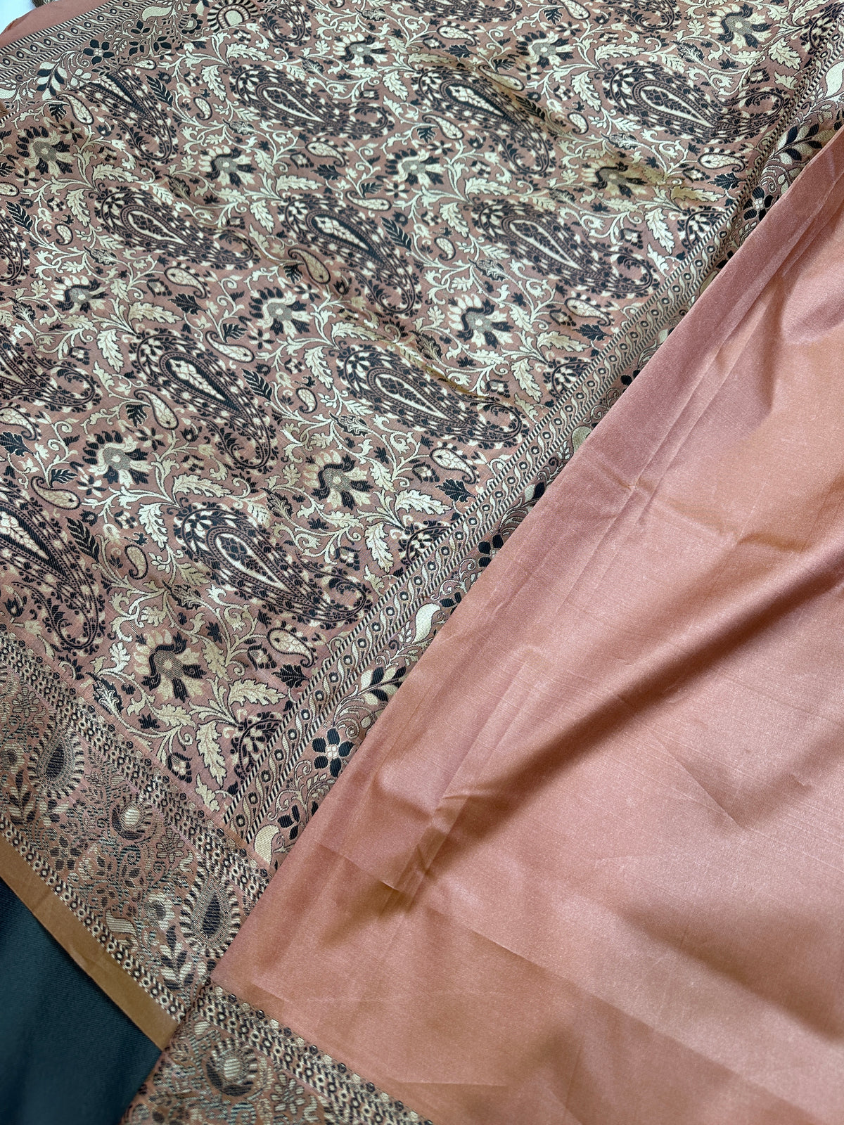 Kanchi Soft Silk Peach Saree - 