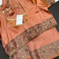 Kanchi Soft Silk Peach Saree - 