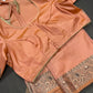 Kanchi Soft Silk Peach Saree - 