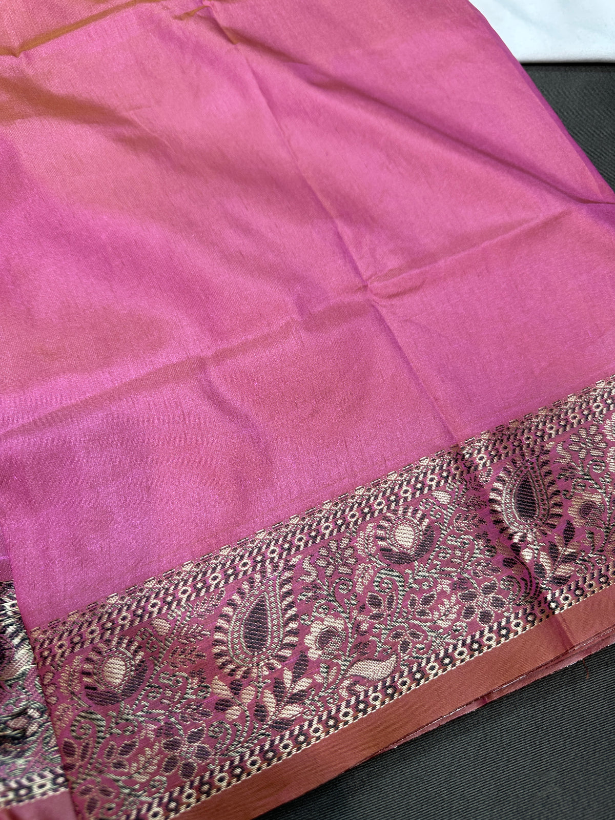 Kanchi Soft Silk Pink Saree - 