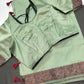 Kanchi Soft Silk Green Saree - 