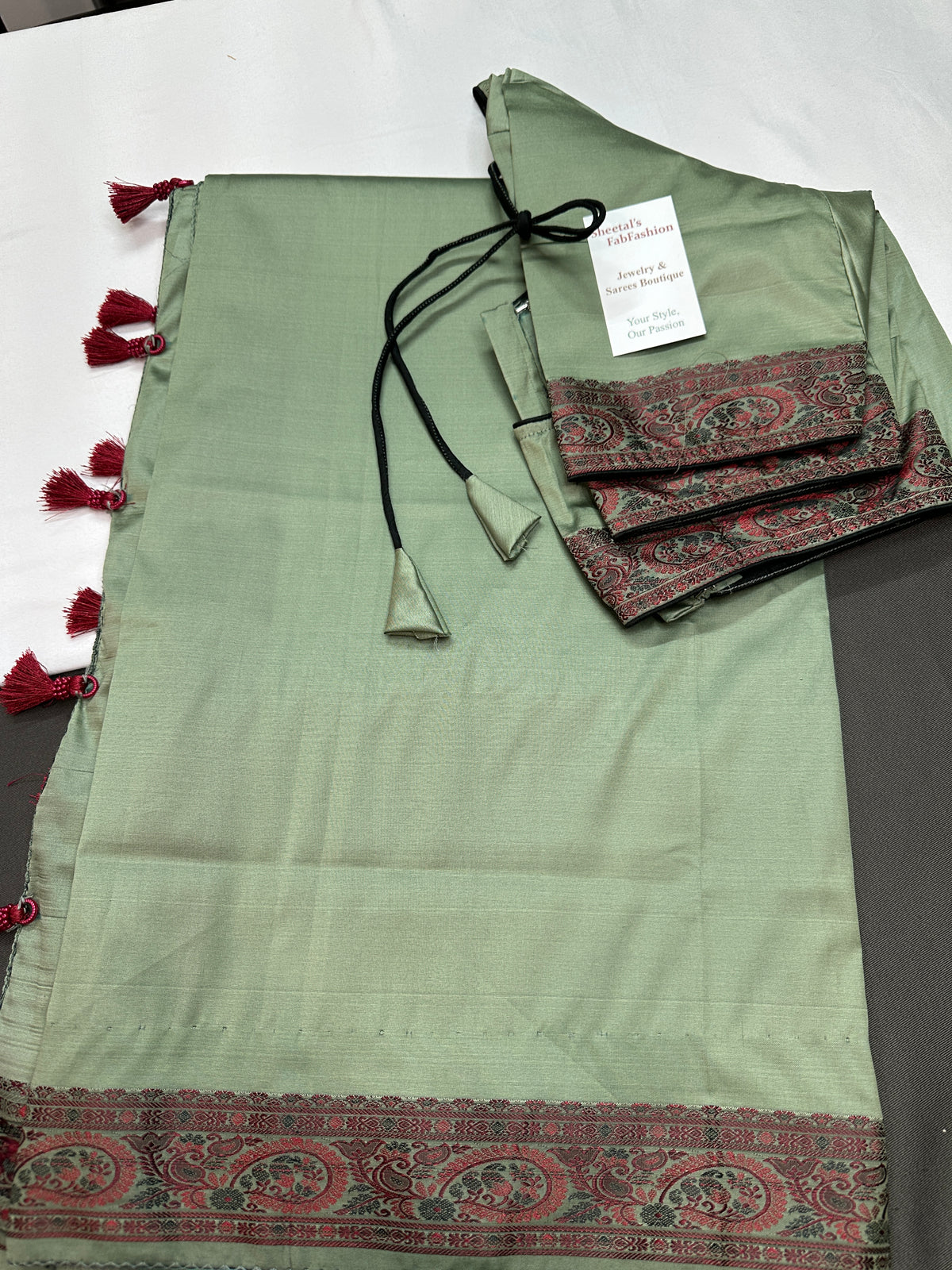 Kanchi Soft Silk Green Saree - 