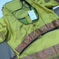 Kanchi Soft Silk Green Saree - 