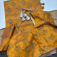 Mustard Cotton Silk Casual Wear Saree - 