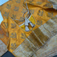 Mustard Cotton Silk Casual Wear Saree - 