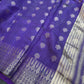 Purple Cotton Silk Casual Wear Saree - 