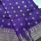 Purple Cotton Silk Casual Wear Saree - 