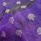 Purple Cotton Silk Casual Wear Saree - 