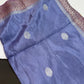 Blue Mauve Crepe Silk Saree - 