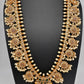 CZ Multi Color Stone  Pearls Bottu Mala Guttapusalu Necklace
