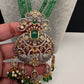 AD Peacock Green Onyx Beads Necklace