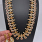 Kempu Goddess Lakshmi CZ Long Necklace