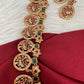Peacock Pattern Bottu Mala Necklace