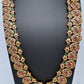 Peacock Pattern Bottu Mala Necklace