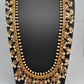 Rice Pearls Multi Color Kempu Guttapusalu Necklace