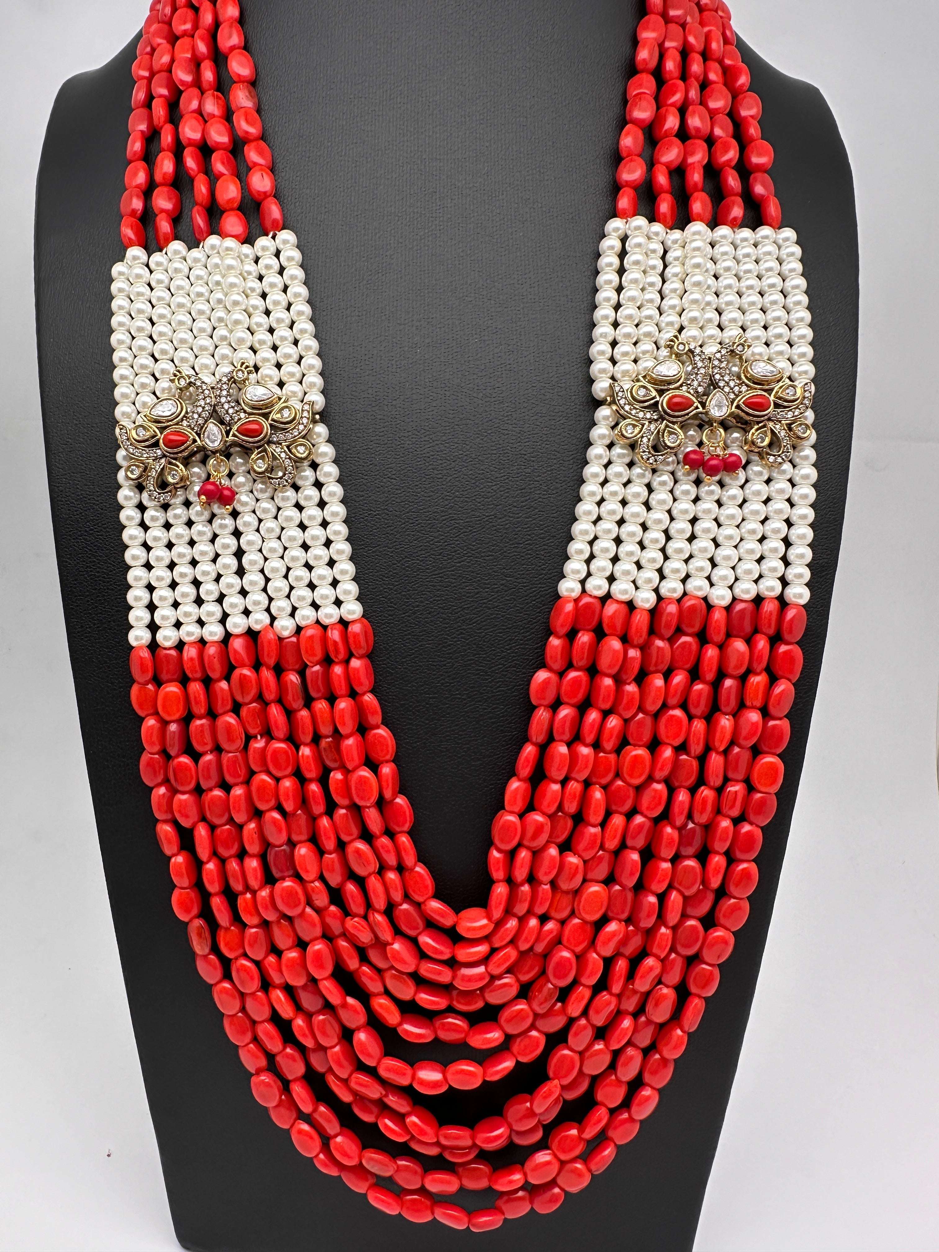 【AJO AJOBYAJO】25SS★ Multi Color Beads Layered Necklace 아조바이아조] Multi Color Beads Layered Necklace 멀티 컬러