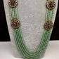 Victorian Goddess Lakshmi Color Multi Layer Beads Necklace - LightGreen
