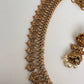 Matte Ganesha Goddess Lakshmi Kassu Mala Long Necklace