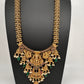 Matte Goddess Lakshmi Mala Long Necklace
