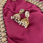 Matte Goddess Lakshmi Mango Mala Long Necklace