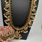 Kemp CZ Pearls Guttapusalu Long Necklace