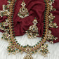 Kemp CZ Pearls Guttapusalu Long Necklace